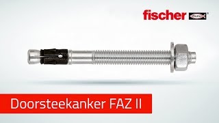 fischer Doorsteekanker FAZ II [upl. by Aruol]