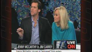 Larry King  Jim Carrey amp Jenny McCarthy [upl. by Aeret]