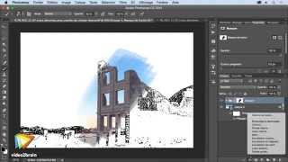 Tutoriel Photoshop  Faire un tracé dessiné avec la courbe de niveau  video2braincom [upl. by Enisaj]