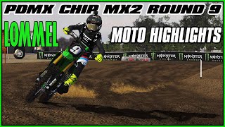 PDMX MX2 Round 9  Lommel  Moto Highlights  Last Lap Battles  MX Bikes [upl. by Einotna]