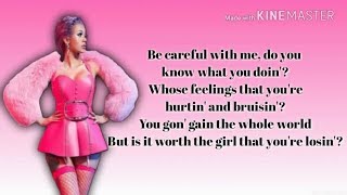 Cardi B  Be Careful Lyrics [upl. by Hsur]