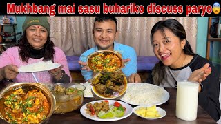 LOCAL VALA KO FAMILY MUKBANG HALKA DISCUSS GARDAYI 🙄🙄 [upl. by Butch]