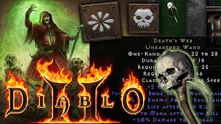 Most GODLY NECRO EVER Unique Build Diablo 2 Resurrected [upl. by Atwater96]