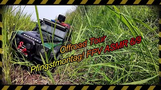 Traxxas TRX 4 RC Crawler Land Rover Defender Offroad Tour Pfingstmontag FPV ASMR 69 [upl. by Langbehn]