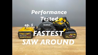 DeWALT FLEXVOLT 60V 714 IN Worm drive style rear handle circular saw review  Circ saw ep5 [upl. by Ainoval]