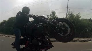 Wheelie Tutorial TeaserKawasaki ER6N [upl. by Myrtice459]