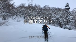 バックカントリー 手稲ネオパラ 西野浄水場コース 山スキー【北海道雪山登山ガイド】 Backcountry skiing Hokkaido Japan snow [upl. by Antoni191]