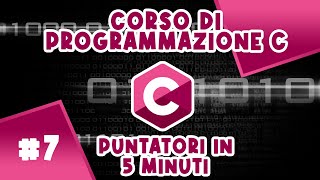 I Puntatori nel Linguaggio C Cosa sapere in 5 minuti  Corso 7 di Programmazione C [upl. by Arrais]