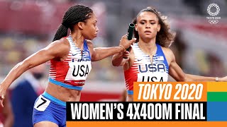 🏃‍♀️ Womens 4x400m Final  Tokyo Replays [upl. by Nitsuga]