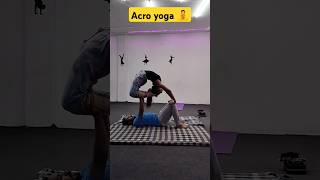 Acro yoga 🧘🌿 acroyoga yoga acro handstand yogainspiration fitness balance acroyogafun [upl. by Eneleahs]