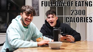 Full Day of Eating  2300 Calories  2 Weeks Out [upl. by Ramburt]