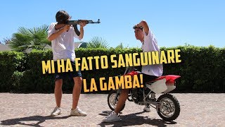 MINIMOTO VS AK 47 DA SOFTAIR SPECIALE 200K [upl. by Yrogreg]