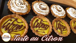 Recette Tarte au Citron Classique ou Meringuée [upl. by Cai975]