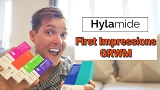 GRWM  HYLAMIDE by Deciem try on and first impressions Come get ready with me [upl. by Eatnoed]