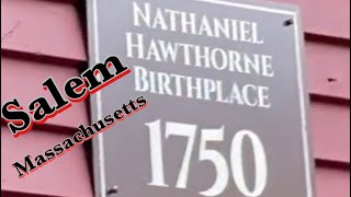 Nathaniel Hawthorne House and The Counting House Salem Massachusetts Tour [upl. by Rodriguez]