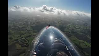 AutoGyro Calidus over UK patchwork landscape [upl. by Davenport]