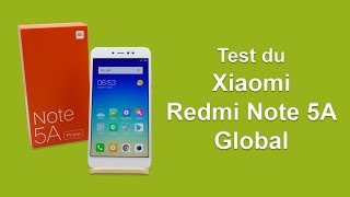 Xiaomi Redmi Note 5A Global avec B20 Test et Présentation [upl. by Masha]