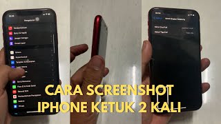 CARA SCREENSHOT IPHONE KETUK 2 KALI GAMPANG [upl. by Oirromed754]