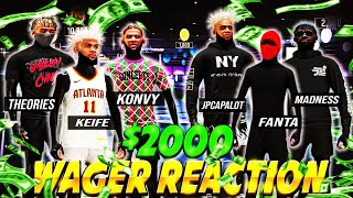 Keife amp Konvy Wagered Fanta amp JPCapalot For 2000 In The BIGGEST WAGER OF THE YEAR So Far On NBA2K22 [upl. by Annayad]