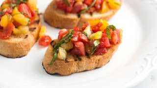 Perfect Tomato Bruschetta Recipe [upl. by Reube]