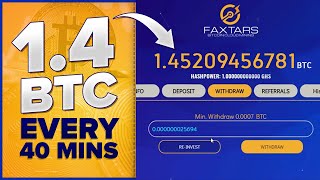 FREE 14 Bitcoin Every 40 Minutes  FREE BITCOIN MINING WEBSITE 2022  No Investment Required [upl. by Kathryn]