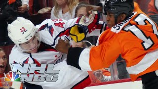 Top 10 NHL fights of all time  NBC Sports [upl. by Mag]