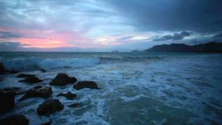 Bellows Beach Oahu Hawaii at Sunrise [upl. by Rialcnis]