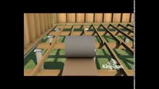 Kingspan AIRCELL Installation Video  Suspended Framed Floor Insulation [upl. by Nesilla855]