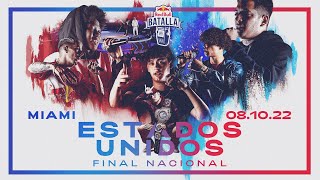 Final Nacional Estados Unidos 2022  Red Bull Batalla [upl. by Airekat]