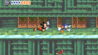 World of Illusion Starring Mickey Mouse and Donald Duck 2 player Netplay game [upl. by Akimahs590]