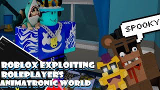 ROBLOX Exploiting Animatronic World Server Side Scripts  ROBLOX Exploiting [upl. by Obediah44]