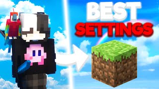 the BEST minecraft settings [upl. by Vanhomrigh337]