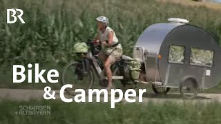 BikeCamping Unterwegs mit dem FahrradWohnwagen  Schwaben  Altbayern  BR [upl. by Cosme878]