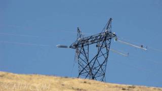 500kV Tower Construction 3 Line Work Time Lapse V05866 [upl. by Belloir489]