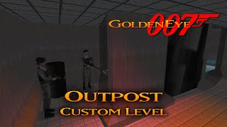 GoldenEye 007 N64  Outpost  00 Agent Custom level [upl. by Patrizio]