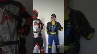 Un Team revengers marvel youtube reallifesuperheroes cap deadpool hero capitano tva [upl. by On317]