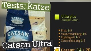 Catsan Ultra plus Klumpstreu  Katzenstreu im Test [upl. by Orabelle]