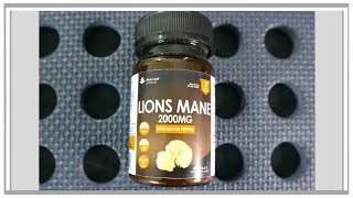 Lions Mane 2000Mg Vital Nutrition  GFGV [upl. by Bundy]