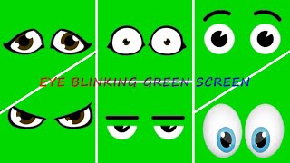 Eyes Blinking Green Screen 👀 Eyes Blinking Green Screen No Copyright 👁 PART III [upl. by Ponton169]