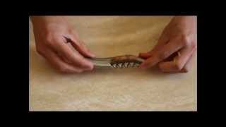 Laguiole En Aubrac Corkscrew  Juniper Wood Video  Wineware [upl. by Wernda]