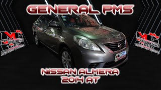 NISSAN ALMERA 2014 AT  GENERAL PMS by MG Autoworx [upl. by Lunette]