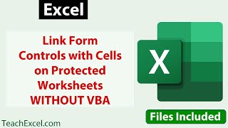 MS Excel Introduction to ActiveX controlsgreat for building forms [upl. by Huda]