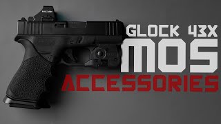 GLOCK 43x MOS RIGGED OUT FOR EDC OR HOME DEFENSE BUILD ACCESSORIES [upl. by Comethuauc626]