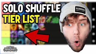 SOLO SHUFFLE TIER LIST BEST CLASSES TO PLAY  Dragonflight PvP 105 [upl. by Vallonia]