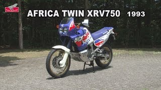 Honda Collection Hall 収蔵車両走行ビデオ AFRICA TWIN XRV750 （1993年） [upl. by Pierette]