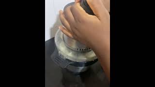 Pounded yam in seconds 🍛 what I do with my food chopper cooking home tutorial home [upl. by Hu]