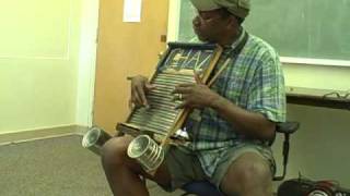 Washboard Chaz teaches washboard and talks about soloing at Centrum [upl. by Anilok]