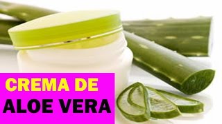 CÒMO HACER CREMA DE ALOE VERA O SÀBILA [upl. by Orji931]