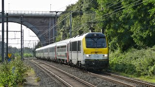 NMBS SNCBHLE131346I10I11 P7630 Luxembourg  BrusselZuidBruxellesMidi Etterbeek 19IX2023 [upl. by Akessej]