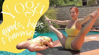 Yoga for Quads Hips amp Hammies  18 Minutes [upl. by Winnick]